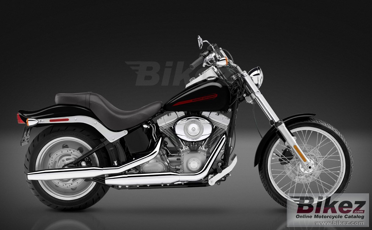 Big Harley-Davidson fxst softail standard picture and wallpaper from Bikez.com